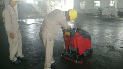 鼎潔清潔再次接到老客戶訂單,采購XD18W洗地機一臺